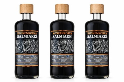 Koskenkorva Salmiakki Likör 3x 0,5L   Finnischer Likör mit skandinavischer salz