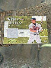 Chipper Jones 2002 Donruss Originals Nifty Fifty Jersey #24/50