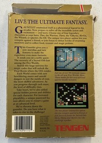 Gauntlet Nintendo NES No Manual Tested -- S2G --