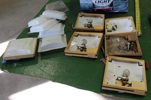 vintage RV camper lights 12 volt