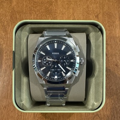 Fossil Men's Everett Quartz Stainless Steel Watch, Three-Hand Watch