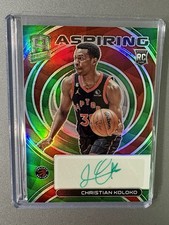 2022-23 Panini Spectra Christian Koloko Aspiring Green Rookie Auto Autograph /50