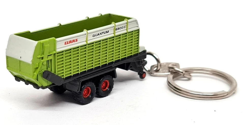 UH - Claas Quantum 6800S Tractor Farm Trailer Diecast Key ring Key Fob - Image 4 of 4