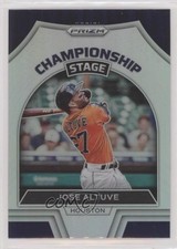 2022 Panini Prizm Championship Stage Silver Prizm Jose Altuve #CS-9 0u0f