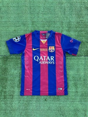 FC Barcelona 2014-15 UCL Final Neymar Jr. #11 Retro Jersey
