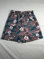 Nike Kids Dri-Fit Training Shorts Large Tropical Pattern NWT