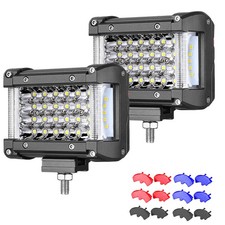 2x 4 340w Cube Led Spot Pods Work Light Bar Driving Wide Cornering Off Road 4wd 2x 4 340w Cube Led Spot Pods Work Light Bar Driving Wide Cornering Off Road 4wd