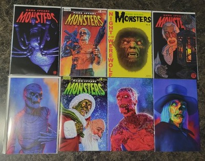 Mark Spears Monsters #8 Variant Cover Lot!! 8 Covers NM 1st Print Trade & Virgin