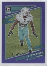 2021 Panini Donruss Optic Purple Prizm 45/50 Byron Jones #62 v9t