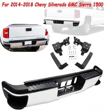 For 2014-2018 Chevy Silverado Gmc Sierra 1500 Chrome Rear Step Bumper Assembly For 2014-2018 Chevy Silverado Gmc Sierra 1500 Chrome Rear Step Bumper Assembly