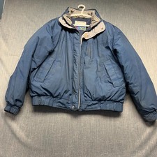 Members Only Down Men's Jacket Size L Blue Winter Coat Vintage Insulated Puffer