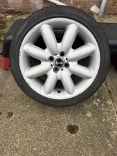 MINI ONE COOPER S 17" R53 CROWN ALLOY WHEEL RIM & 205 45 17 TYRE