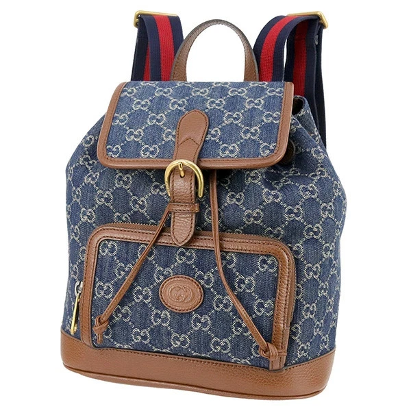 Gucci Backpack Blue Bags & Handbags for Women for sale | eBay