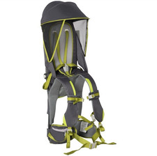 Qaba Baby Shoulder Hiking Backpack Carrier W/ Head Cover, For 6-36M, NIB