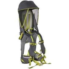Qaba Baby Shoulder Hiking Backpack Carrier W/ Head Cover, For 6-36M, NIB