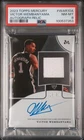 2023 TOPPS MERCURY AUTO RELICS VICTOR WEMBANYAMA ROOKIE RC 16/99 PSA 8