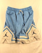 Big Kids Jordan Dri-FIT Diamond Mesh Basketball Shorts Carolina Blue / White M