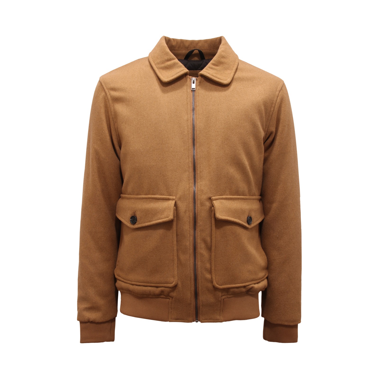 5431AZ КУРТКА НА ПОДКЛАДКЕ ИЗ СМЕСИ НЕЧИСТОЙ ШЕРСТИ GIUBBOTTO UOMO 28090₽