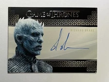 Game of Thrones Valyrian Steel Richard Brake as Night King Autograph Auto