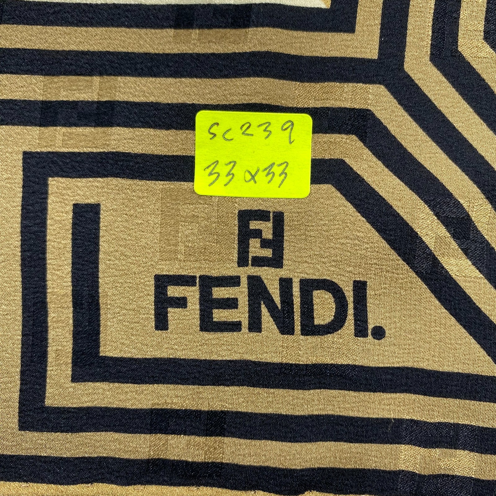 Vintage Fendi Silk Scarf SC239 image 8