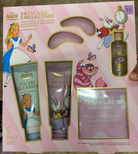Disney Alice in Wonderland 5-Pc Skin Care Set Vanilla Cleanser Serum Mask Pads
