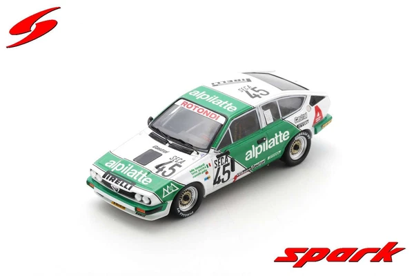 Spark SB344 1/43 Alfa Romeo Alfetta GTV6 Nr. 45 Luigi Racing Bastos 24H Spa 1982-image
