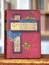 General Gordon Hardback Book Biography Eva Hope, Walter Scott Publishers C. 1897