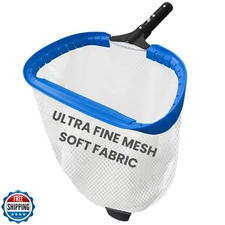 Poolvio 14" Pool Skimmer Net – Heavy Duty Leaf Net with Aluminum 