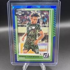 Panini Donruss FIFA BLUE Samuel Chukwueze Nigeria #166 Serial Numbered /205