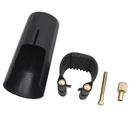 Alto Saxophone Leather Ligature and Mouthpiece Cap Sax Replacement Parts