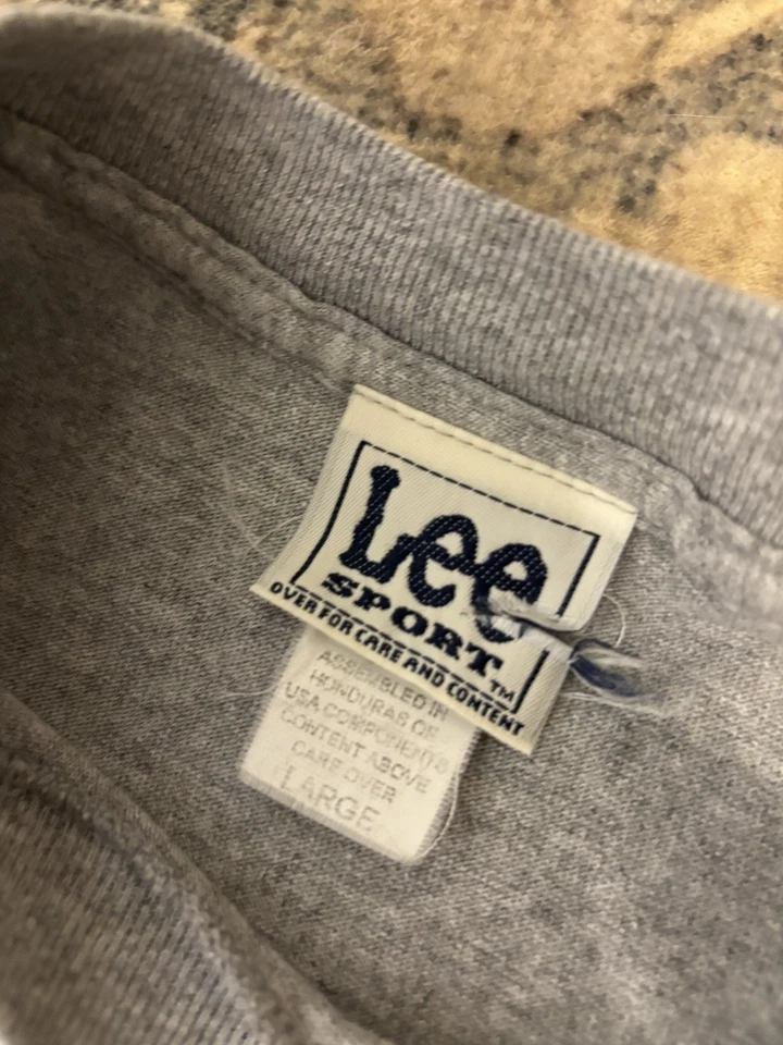 Lee Sport 2001 Vintage NY Giants NFC Champions Super Bowl XXXV Talla Grande Foto 3 de 4