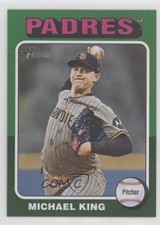 2024 Topps Heritage High Number SP Green Border Mike King Michael King #701 1l14