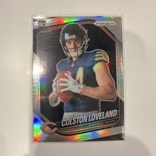 2025 Panini Prizm Colston Loveland Rookie Card #403 Silver Prizm Variation