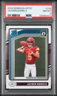 2024 PANINI DONRUSS OPTIC #248 JAYDEN DANIELS PSA 8