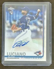 2019 Topps Chrome Update Series Target Autographs Elvis Luciano #CUA-EL (AU, RC)