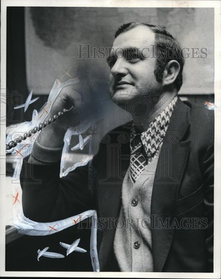 #ad #ad 1974 Press Photo Joe Garrihy Midwest Air Charter $24.99