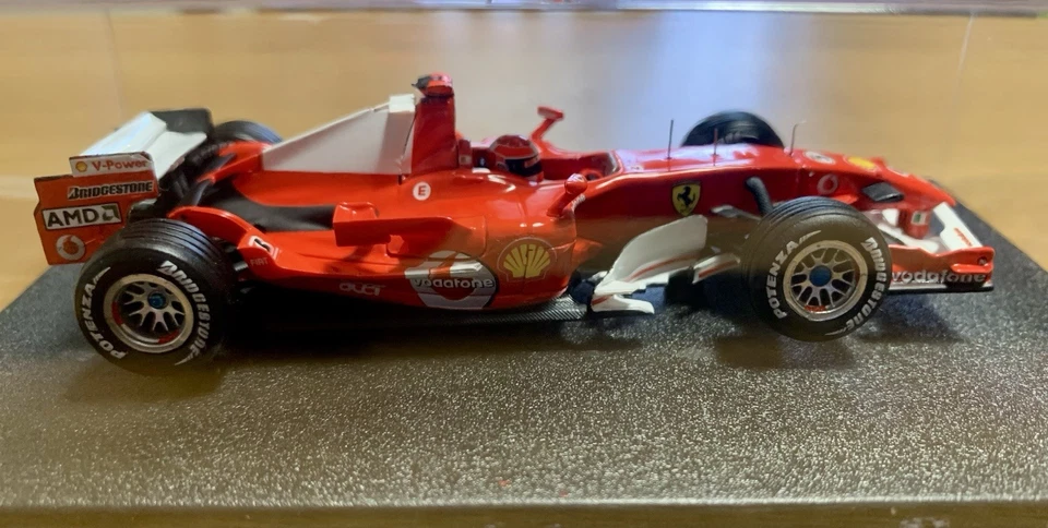 Hot Wheels FERRARI 248 F1 Michael Schumacher 2006 1/43 Formula 1 sost Minichamps - Immagine 2 di 4