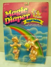 #202 NOC Vintage Galoob Magic Diaper Angel Babies
