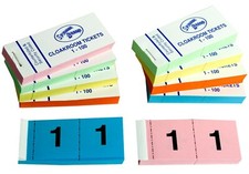 Libri Lotteria Guardaroba Lotteria Tombola Biglietti Bingo 5 Colori 100 Libri da 1-100