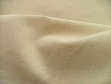 100% Cotton Heavy Weight Calico Canvas Natural Artist Duck Fabric 340GSM  67"