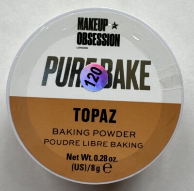 NEW MAKEUP OBSESSION PURE BAKE TOPAZ BAKING POWDER 0.28 Oz