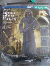 FUN WORLD FADE IN/OUT UNKNOWN PHANTOM COSTUME Boy XL 14-16