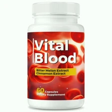 Vital Blood Pills, VitalBlood Blood Health Support for Stable Levels 60ct