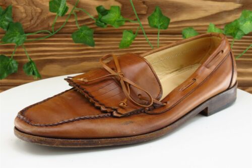 Allen Edmonds Shoes Sz 9 D Brown Loafer Leather Men 15921 - Afbeelding 1 van 8