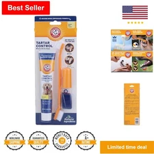 Tartar Control Kit - Toothpaste, Toothbrush - Reduces Plaque & Tartar - Mint