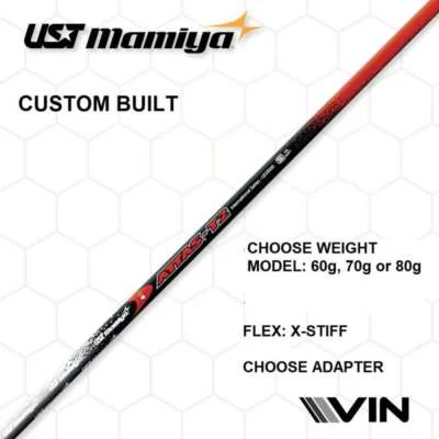 UST Mamiya Attas T2 Graphit Driver oder Fairwayschaft - Custom Built