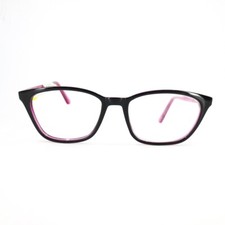 WP8007 BK/PK Pink Black Eyeglasses Frames rectangle Only 47-16-130