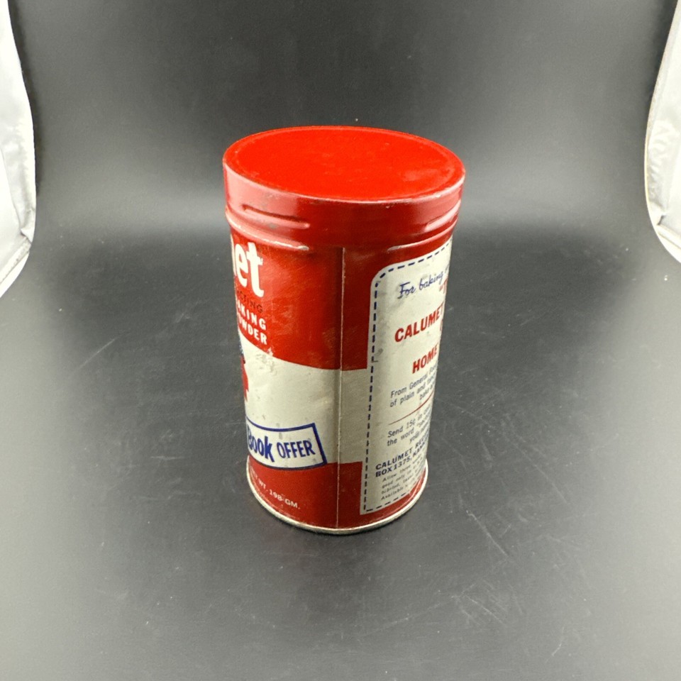 Vintage CALUMET DoubleActing Baking Powder Tin Can 1 lb. N.Y. USA eBay