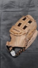 Adult Dudley DSG9 14" Tan Leather Right Hand Thrower Softball Glove Preowned