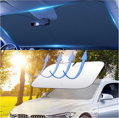 Car/SUV Front Rear Foldable Window Windshield Sun Shade Shield Cover UV Block US